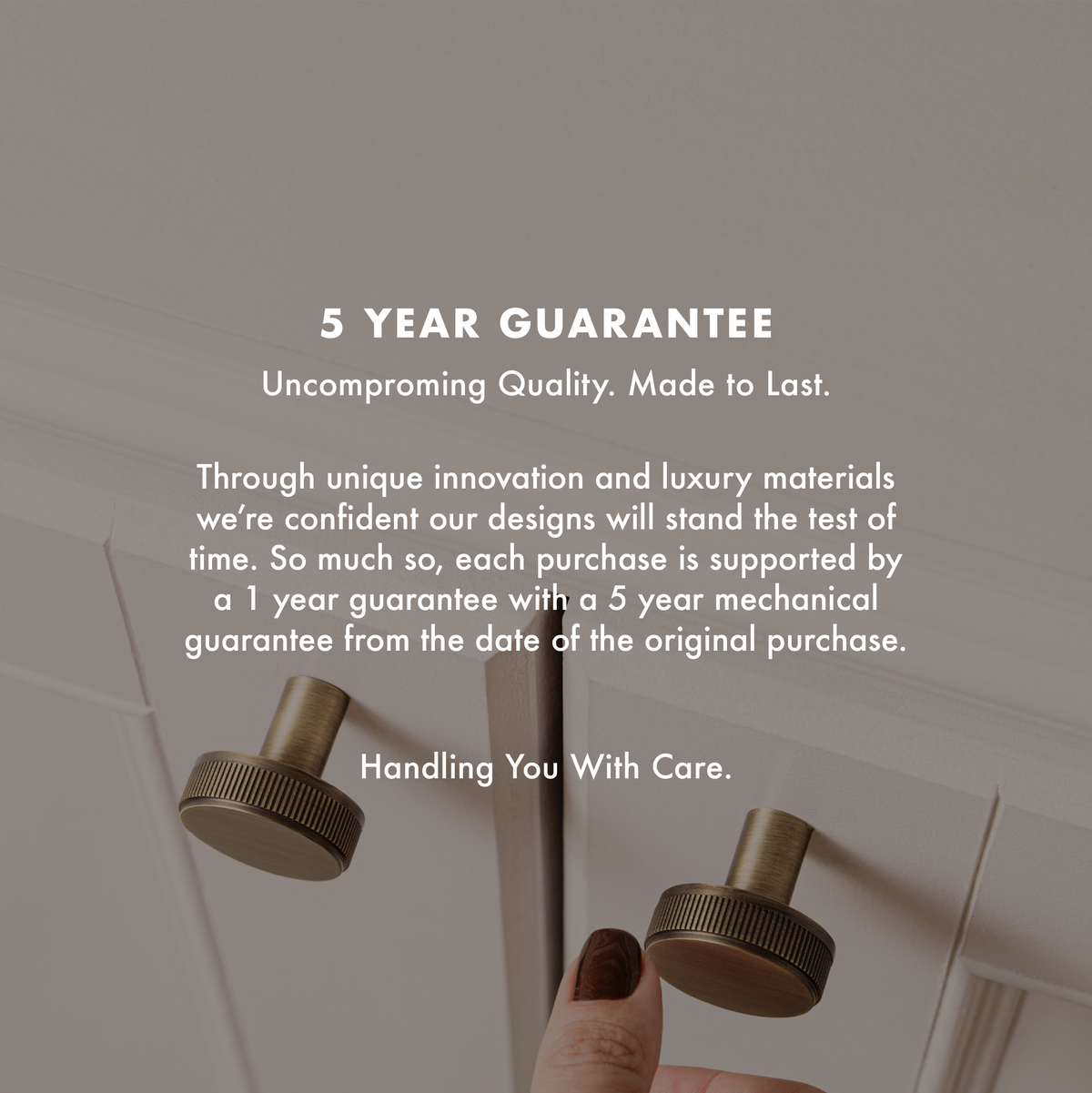 Brass Cabinet Handles in Silver