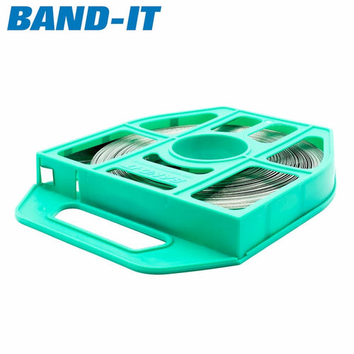 Band-It - Band 201SS 5/8" 30.5m Reel Green Dispenser