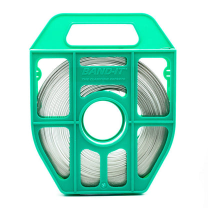 Band-It - Band 201SS 5/8" 30.5m Reel Green Dispenser