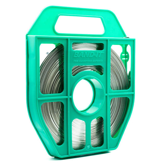 Band-It - Band 201SS 5/8" 30.5m Reel Green Dispenser