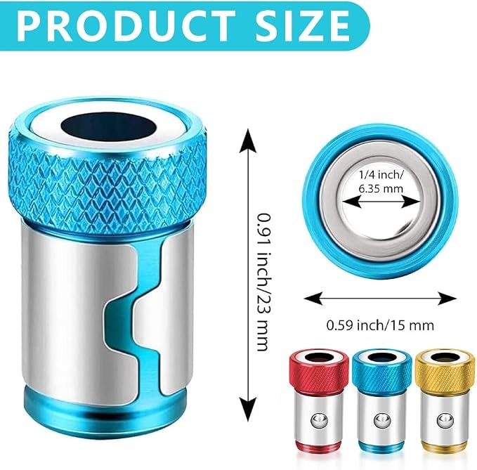 Magnetic Screw Holder Ring – 1/4″ Universal Bit Magnetizer