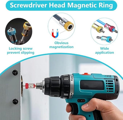 Magnetic Screw Holder Ring – 1/4″ Universal Bit Magnetizer