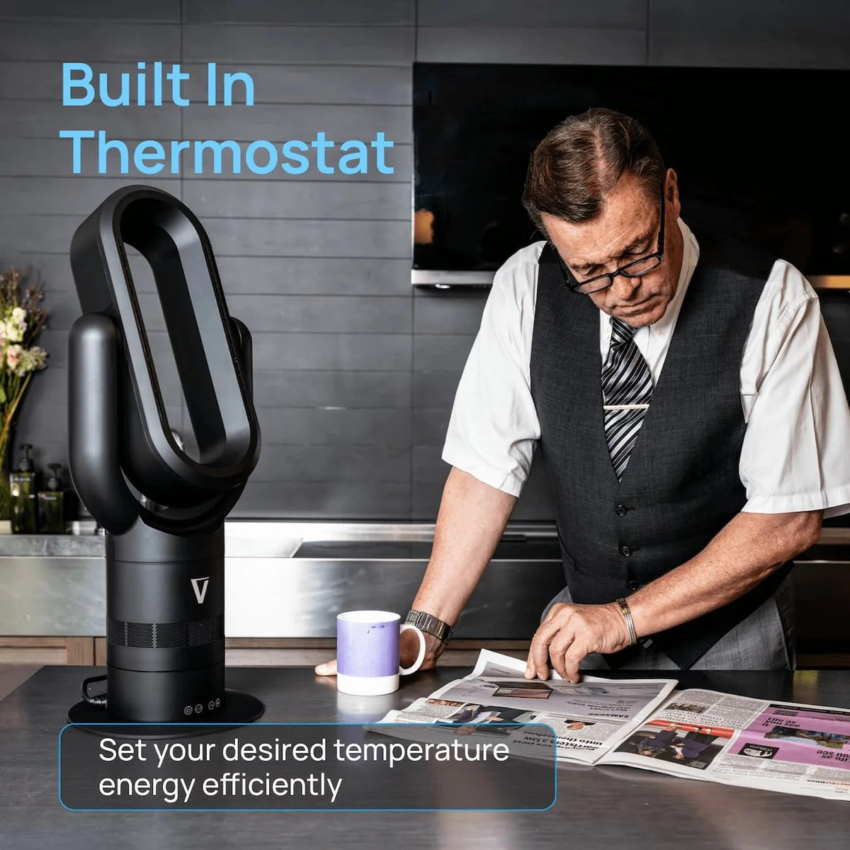 Vortex Air™ Pro Plus Bladeless Hot & Cool Fan – 2026 Model