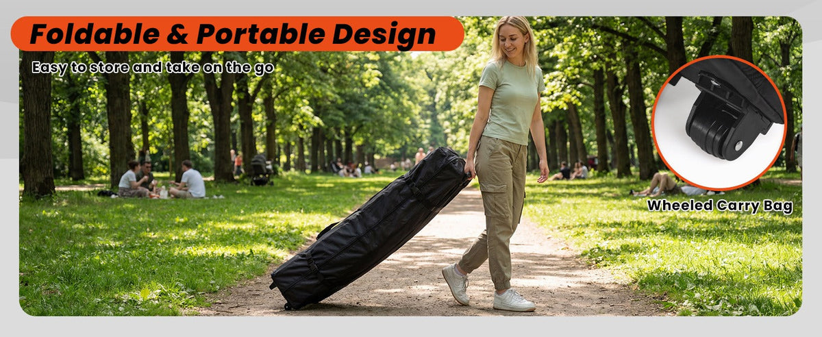 300 x 300 cm Pop-Up Canopy Tent – One-Button Setup