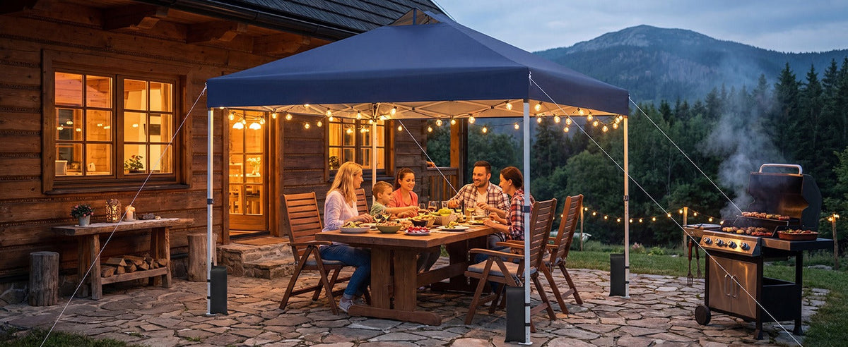 300 x 300 cm Pop-Up Canopy Tent – One-Button Setup