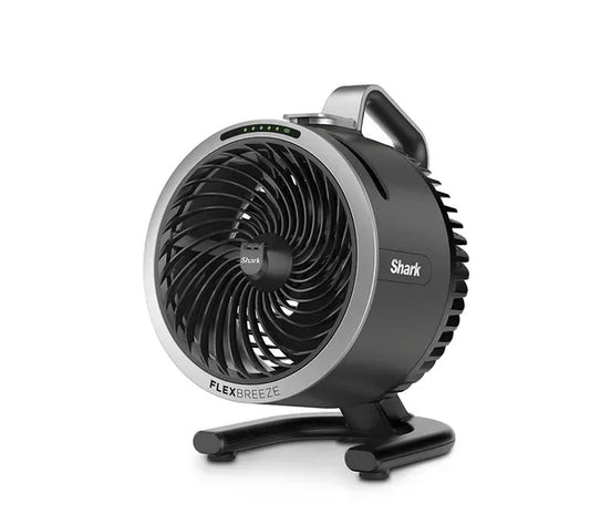 FlexBreeze HydroGo FA050UKGN Portable 6.8" Misting Fan – Lime Green & Cool Gray
