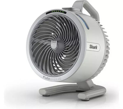 FlexBreeze HydroGo FA050UKGN Portable 6.8" Misting Fan – Lime Green & Cool Gray