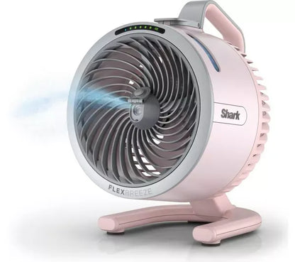 FlexBreeze HydroGo FA050UKGN Portable 6.8" Misting Fan – Lime Green & Cool Gray